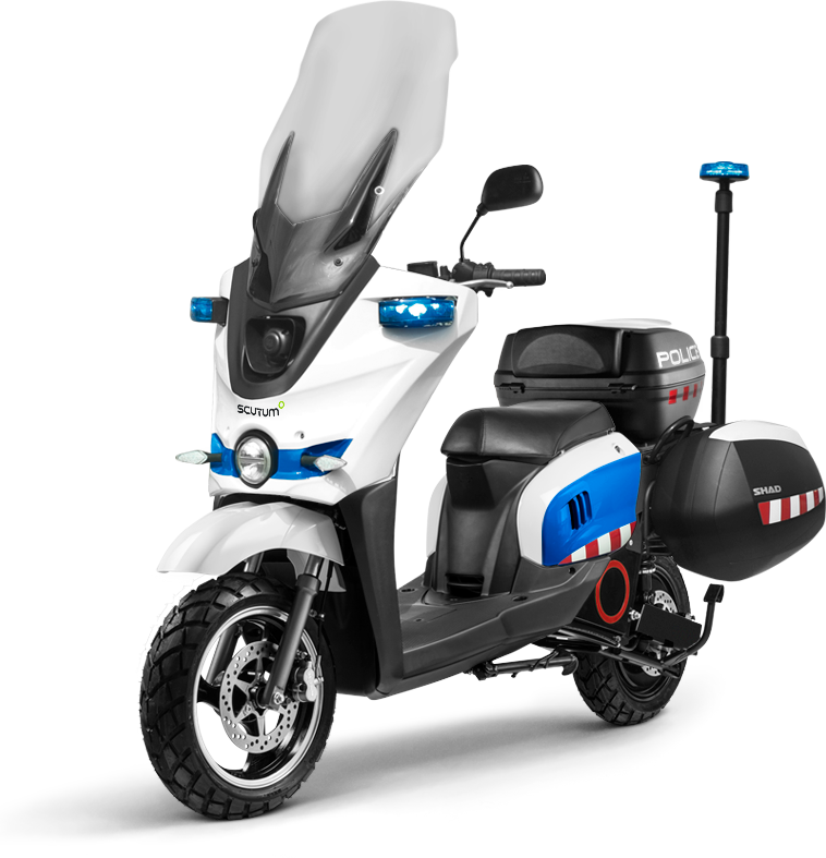 scooter elèctric per policia